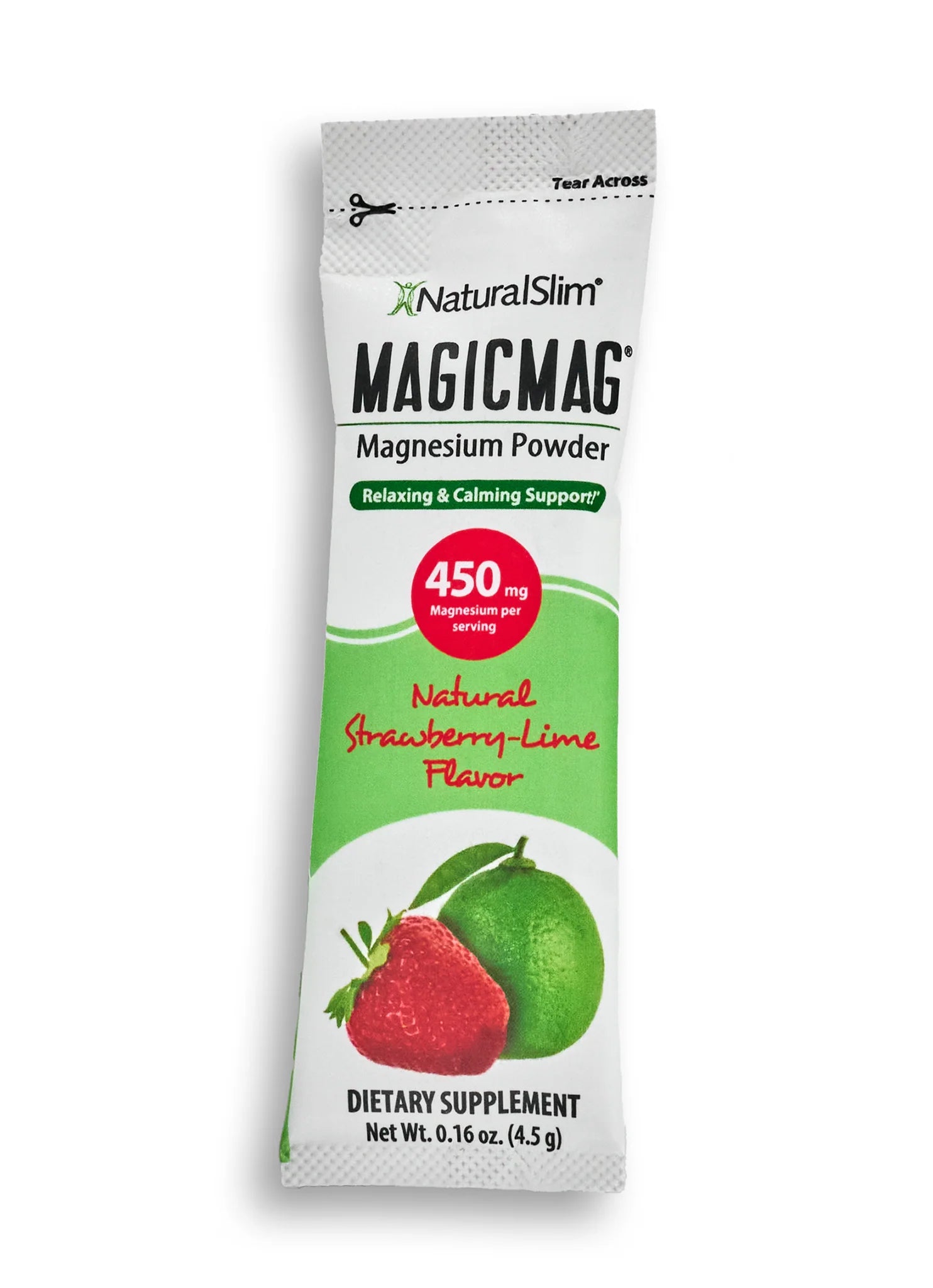 MAGICMAG® Stick Packs | Travel | Strawberry-Lime | Magnesium Citrate Supplement