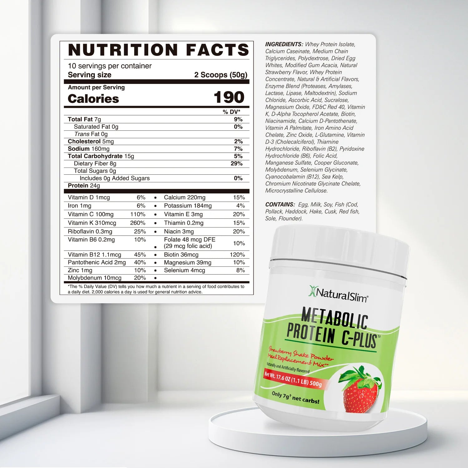 PROTEINE METABOLICHE® C-PLUS FRAGOLA