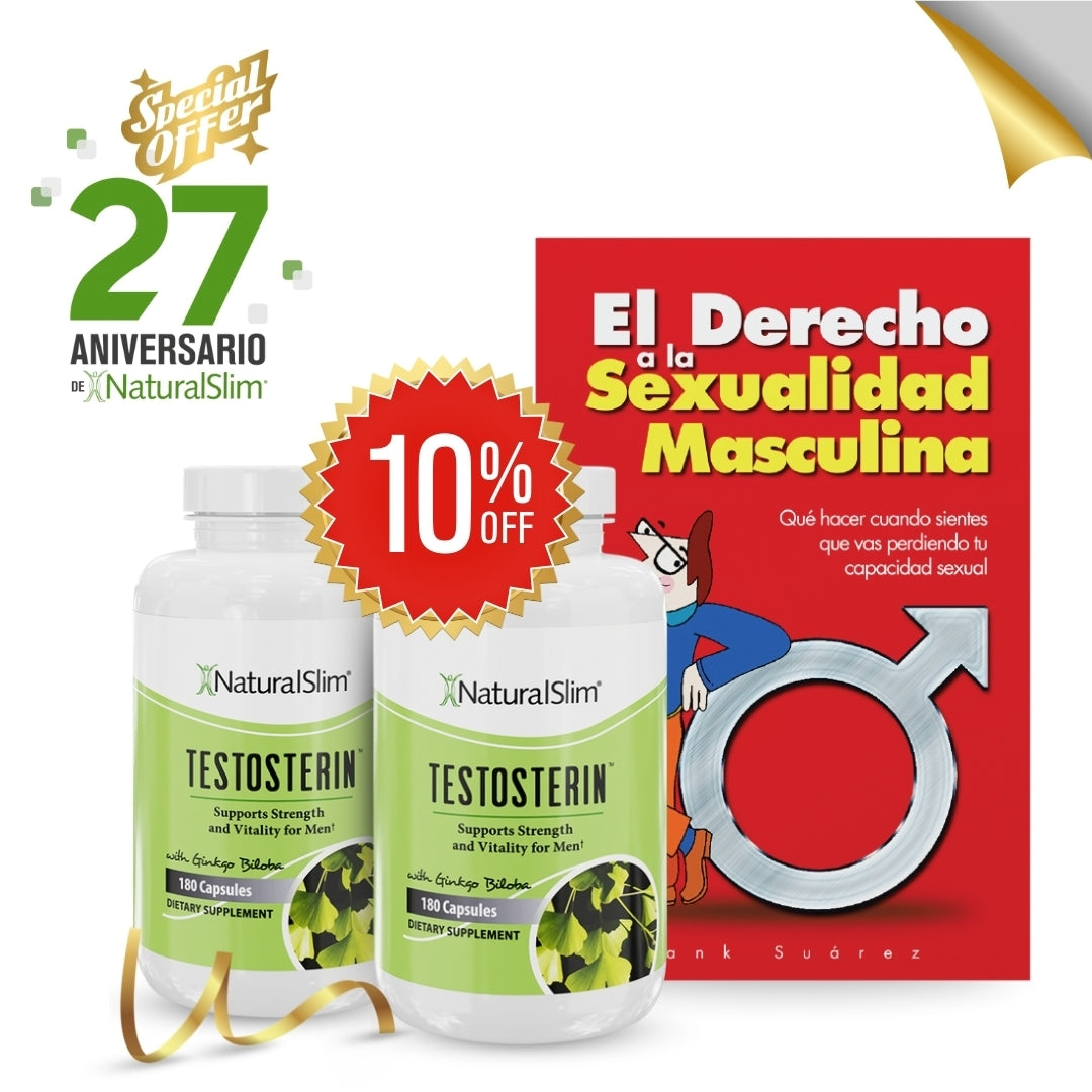 Men's kit - Spanish - 2x TESTOSTERIN™ + El Derecho a la Sexualidad Masculina -