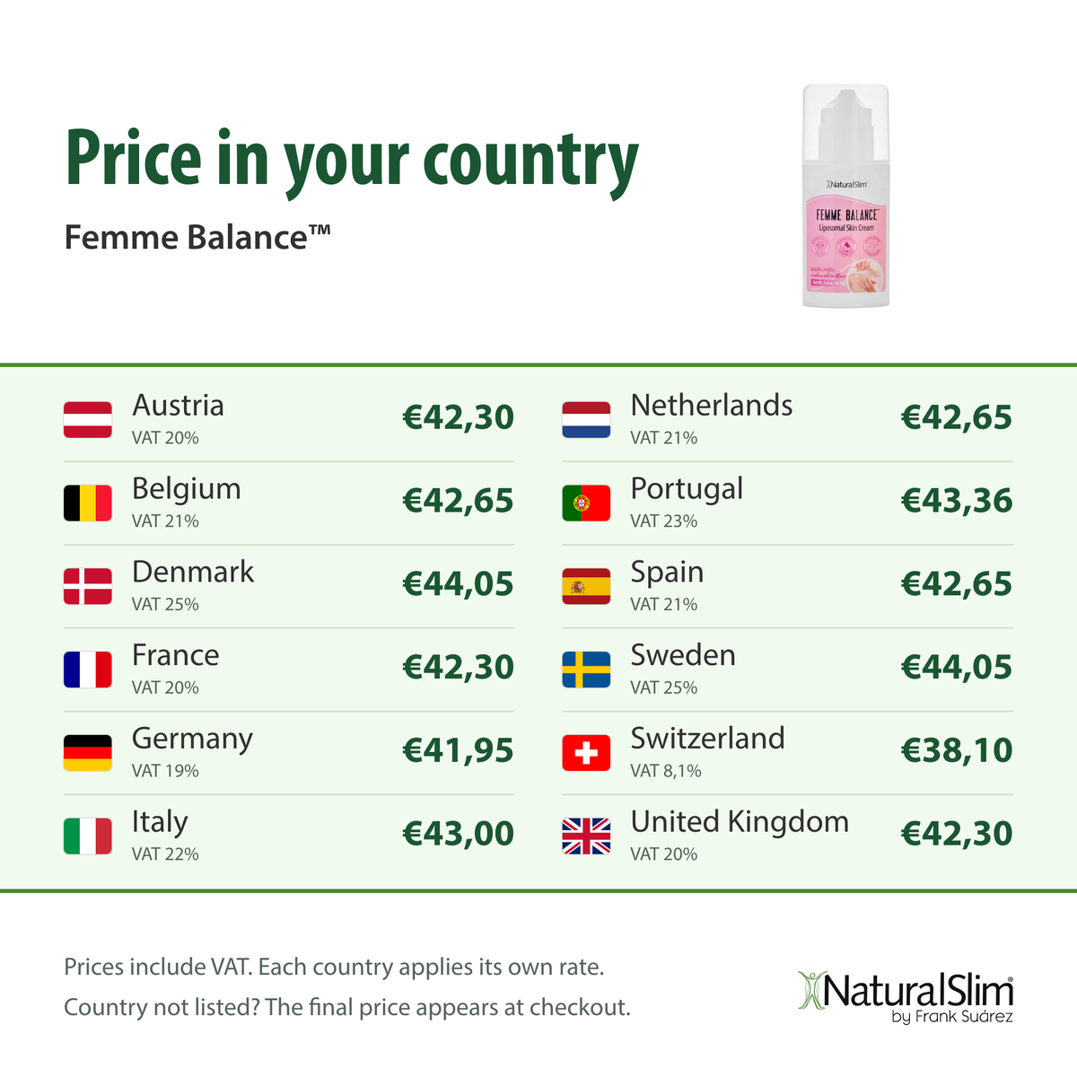 Price in your country: Femme Balance™