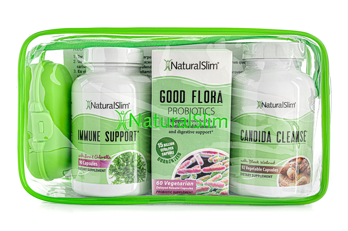 Candiagnostic Program de NaturalSlim: Immune Support, Good Flora y Candisense