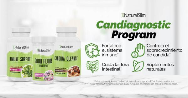 La limpieza del hongo candida de NaturalSlim®