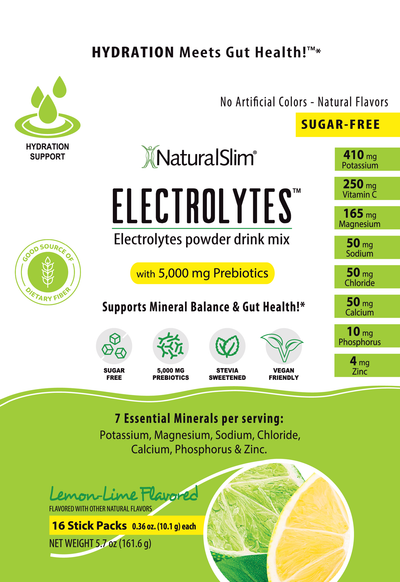 NaturalSlim Electrolytes Lemon-Lime - product lifestyle image