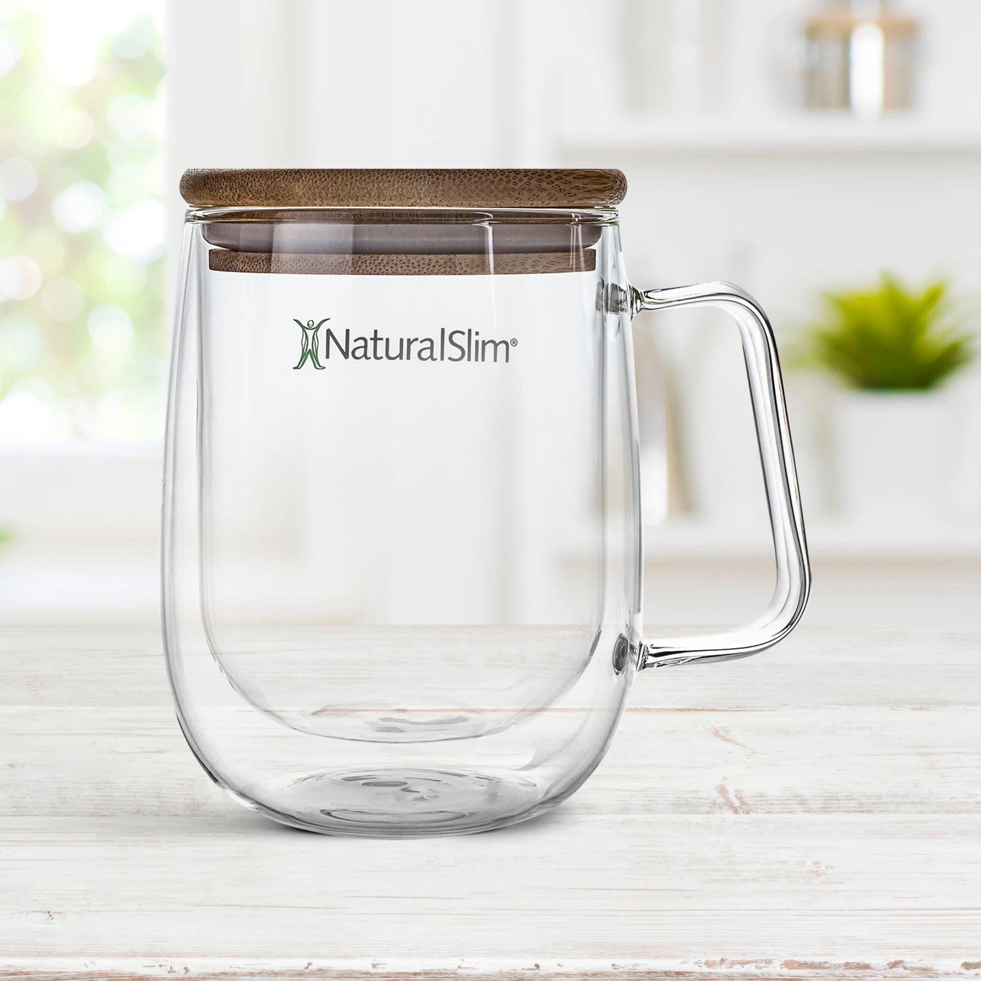 Tazza in vetro a doppia parete NaturalSlim